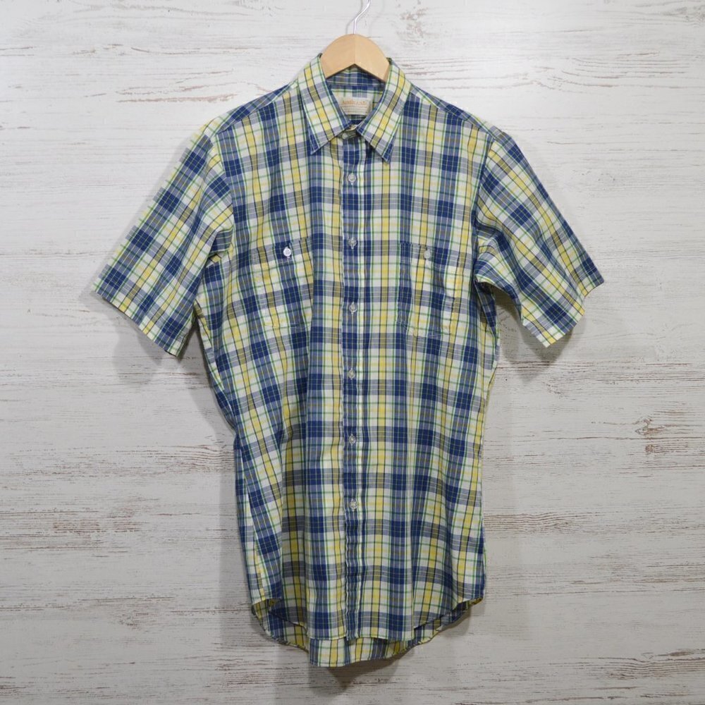 Vintage Andhurst Multicolor Plaid Buttondown Shirt